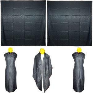 NWT Double Sided Silk Scarf 53"x53" Large Square Shawl Wrap XiangYunSha 36561